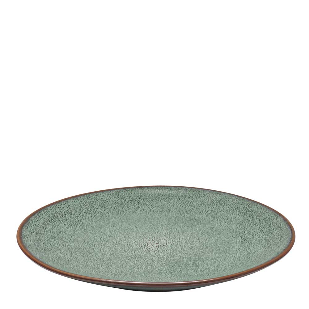 Tallrik 19.5 cm Mes Mörkgrön