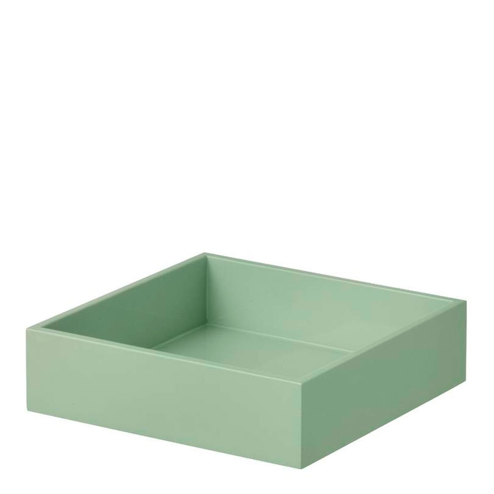 Lacquer Servettbricka 22,5x22,5x5 cm Grön