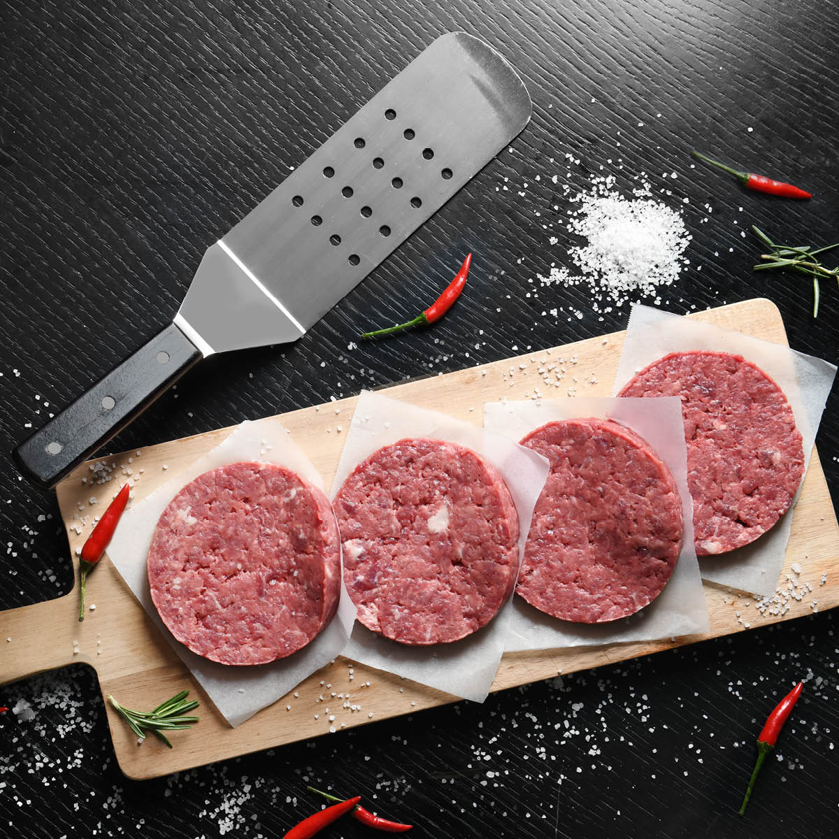 BBQ Stekspade 37,5 cm Stål/Svart