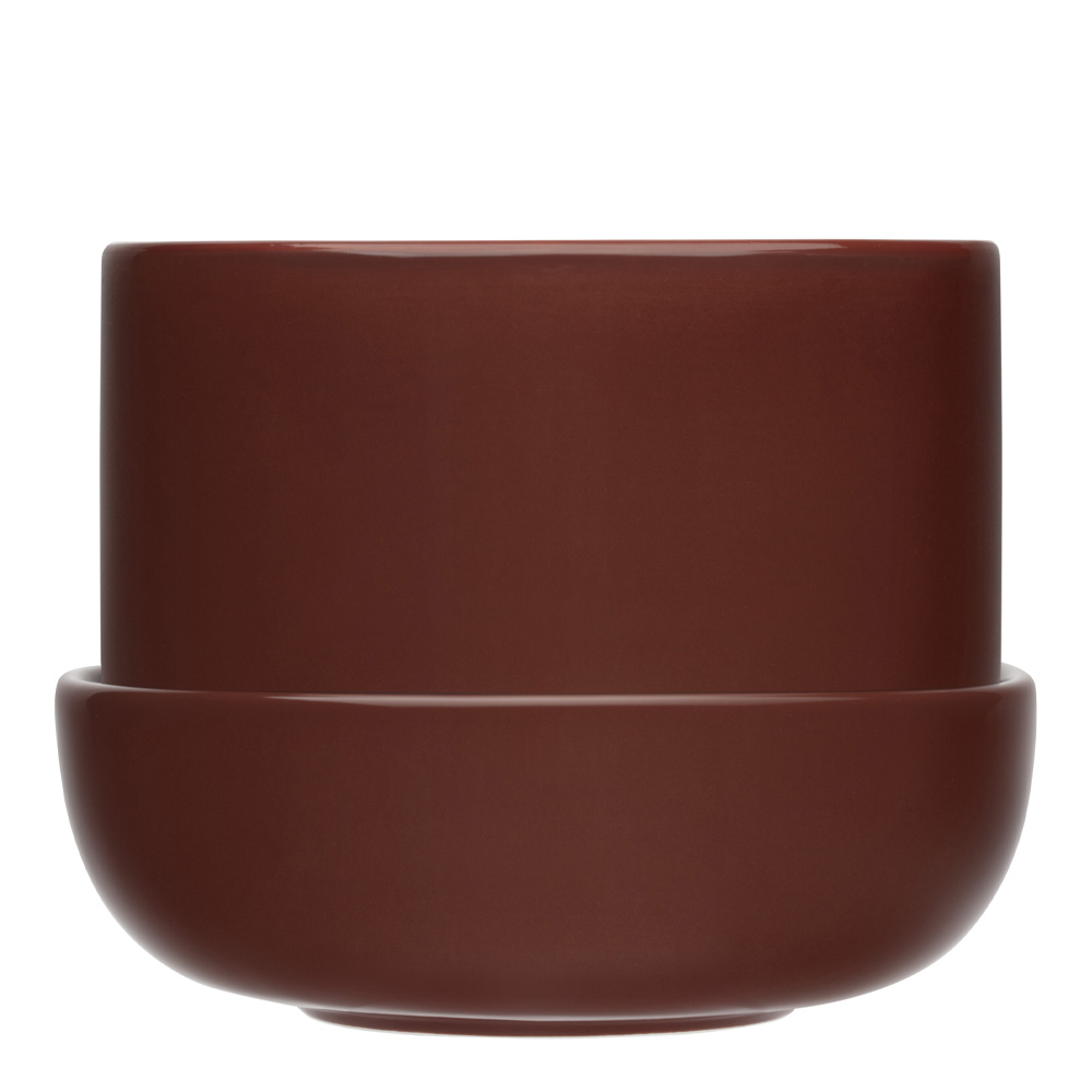 Nappula Kruka med Fat 17x13 cm Brun