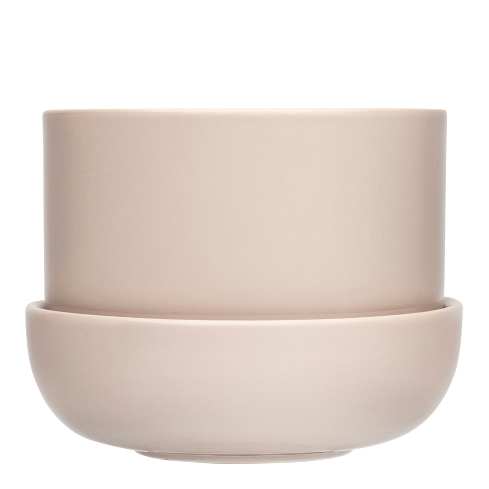 Nappula Kruka med Fat 17x13 cm Beige