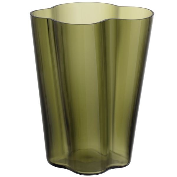 Alvar Aalto Collection Vas 27 cm Mossgrön