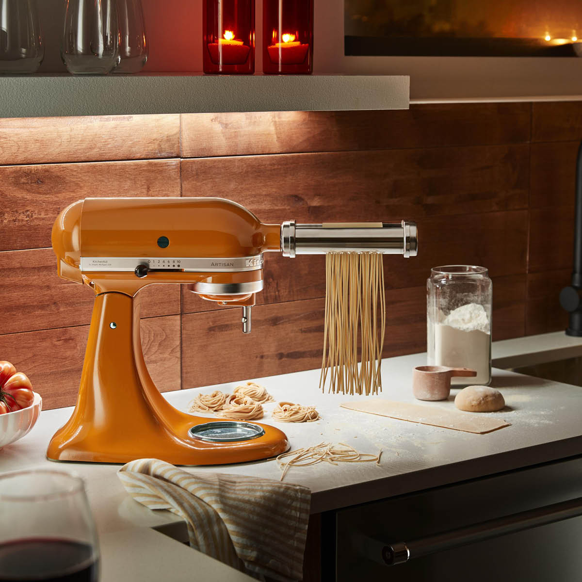 Artisan 5Ksm175Ps Köksmaskin M/Fällbart Drivhuvud 4,8L Honey