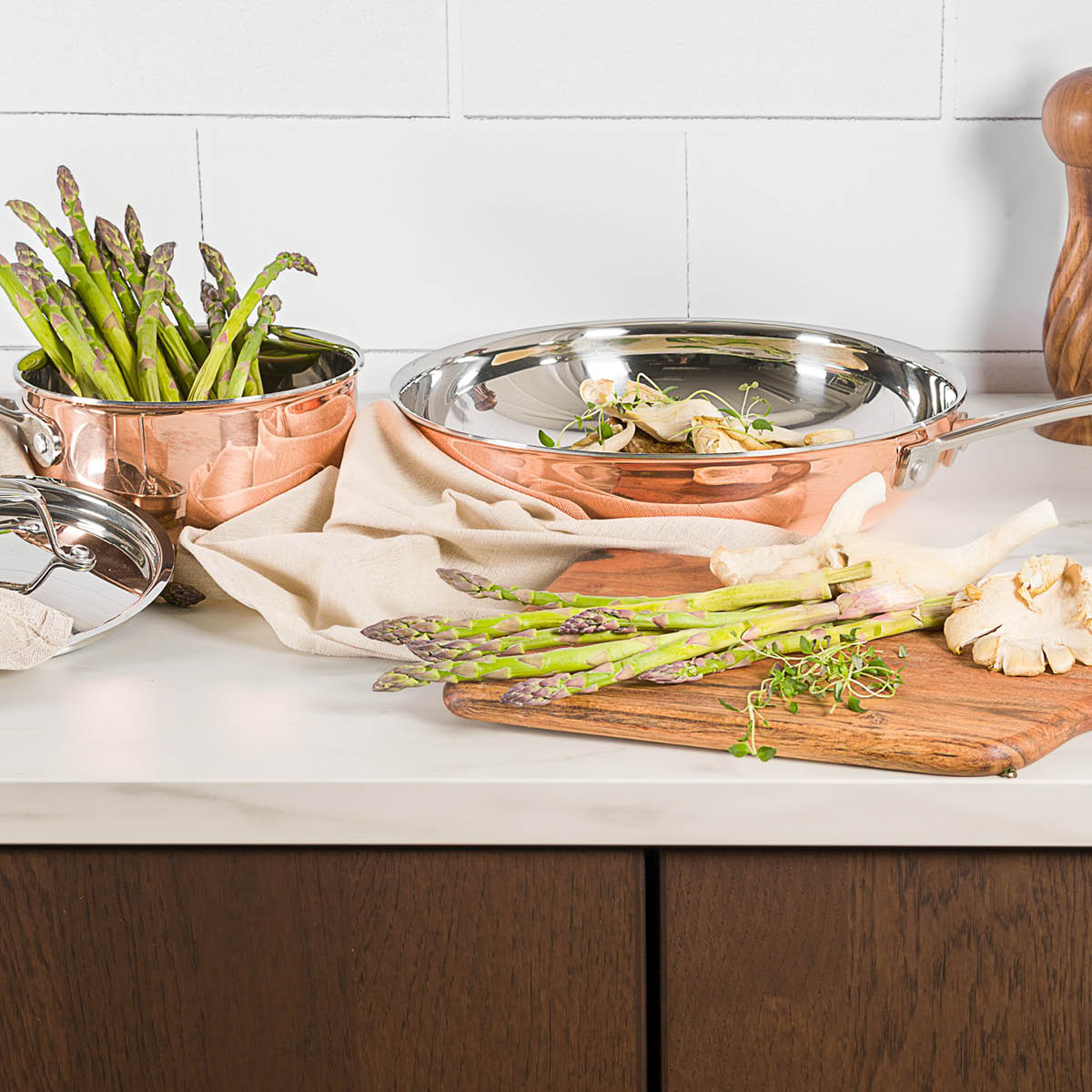 Copper Stekpanna 28 cm Koppar