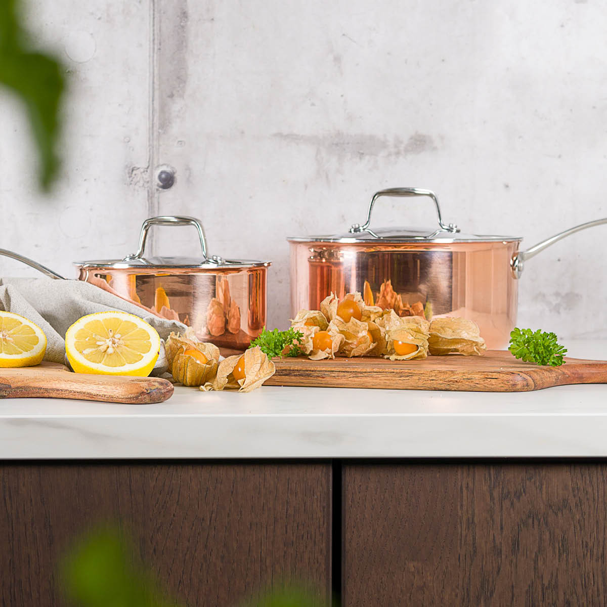 Copper Kastrull 2,2L Koppar