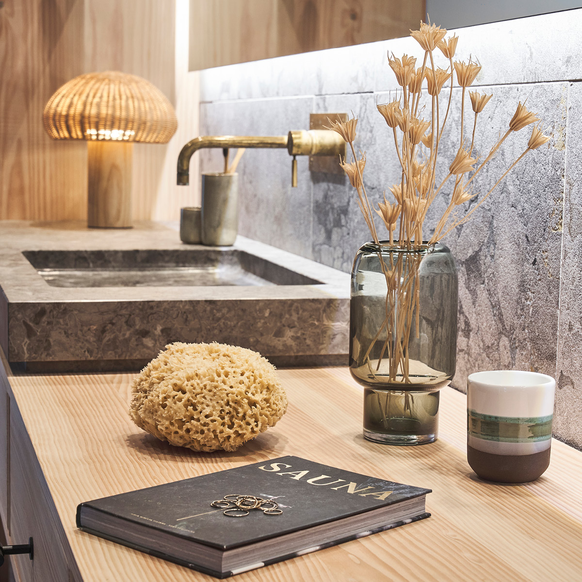 Iris Doftljus 8x9,5 cm Vit/Grön