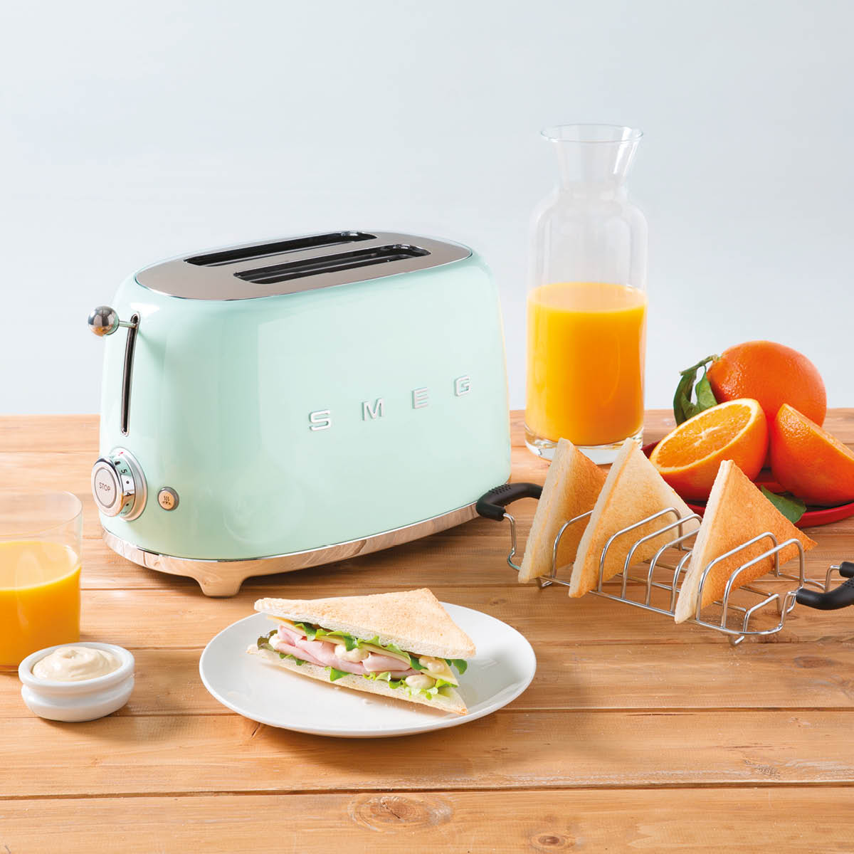 Smeg 50's Style Brödrost 2 skivor Grön