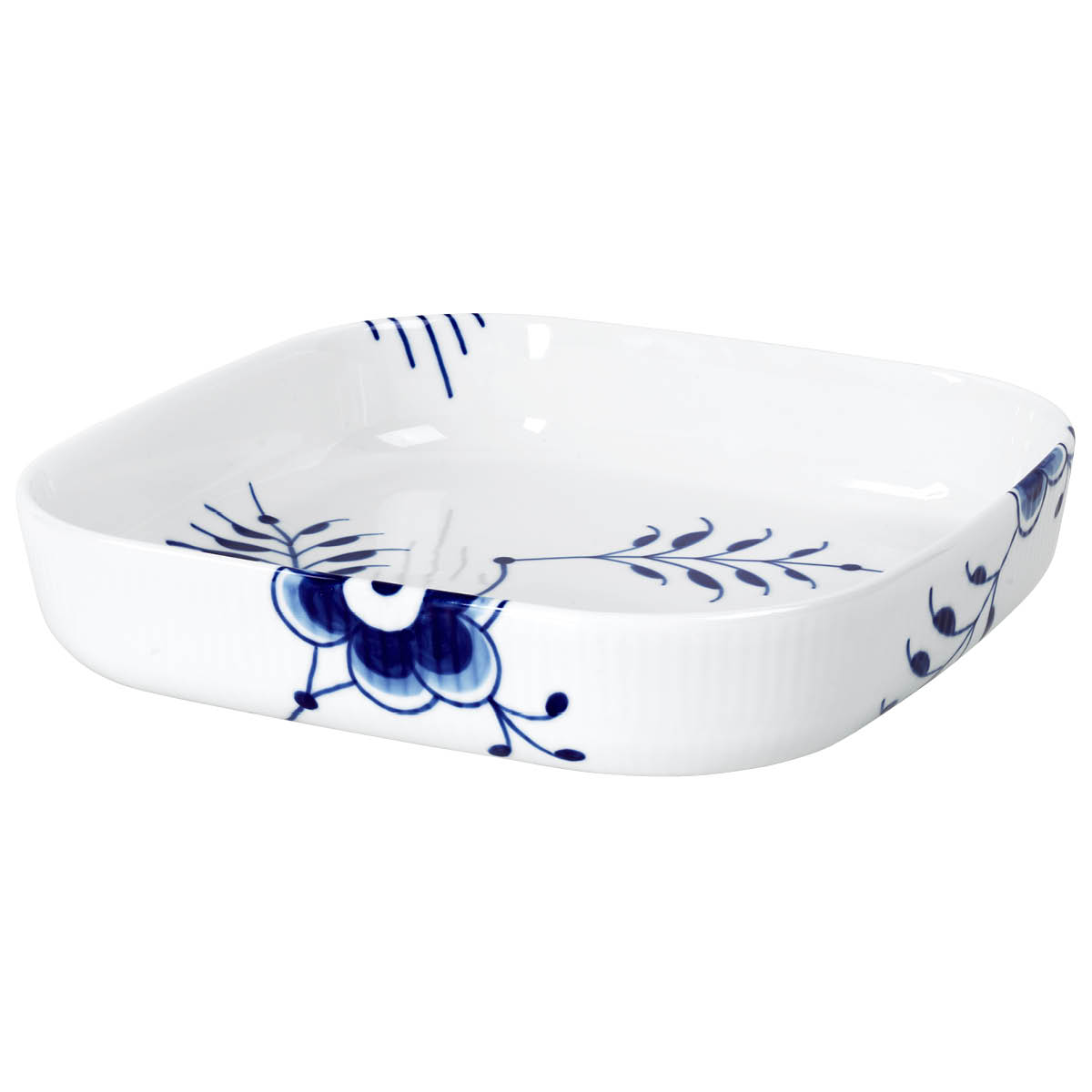 Blue Fluted Mega Ugnsform Fyrkantig 25x25 cm