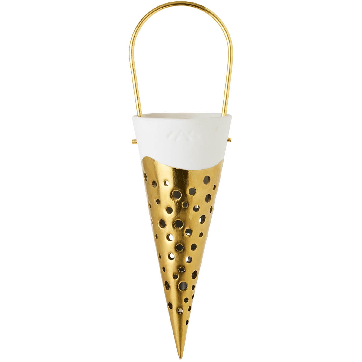 Nobili Julstrut 18 cm Guld