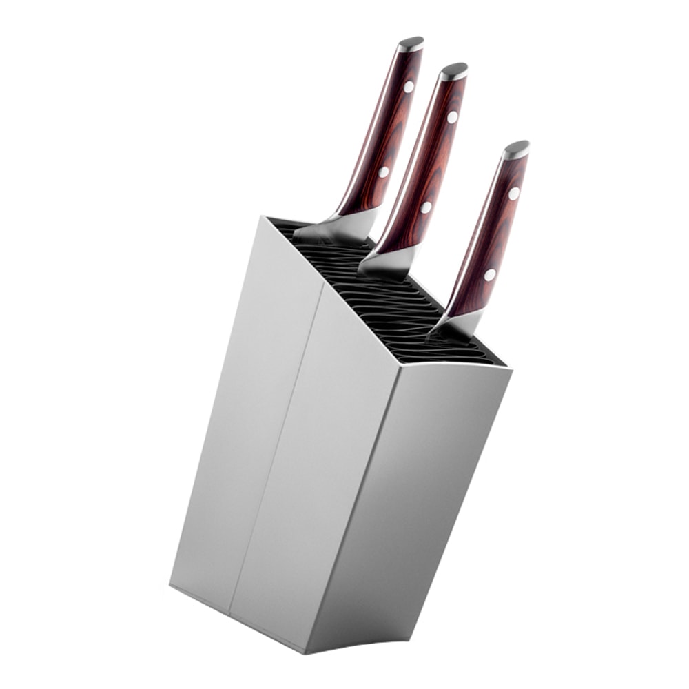 Knivblock lutande Aluminum