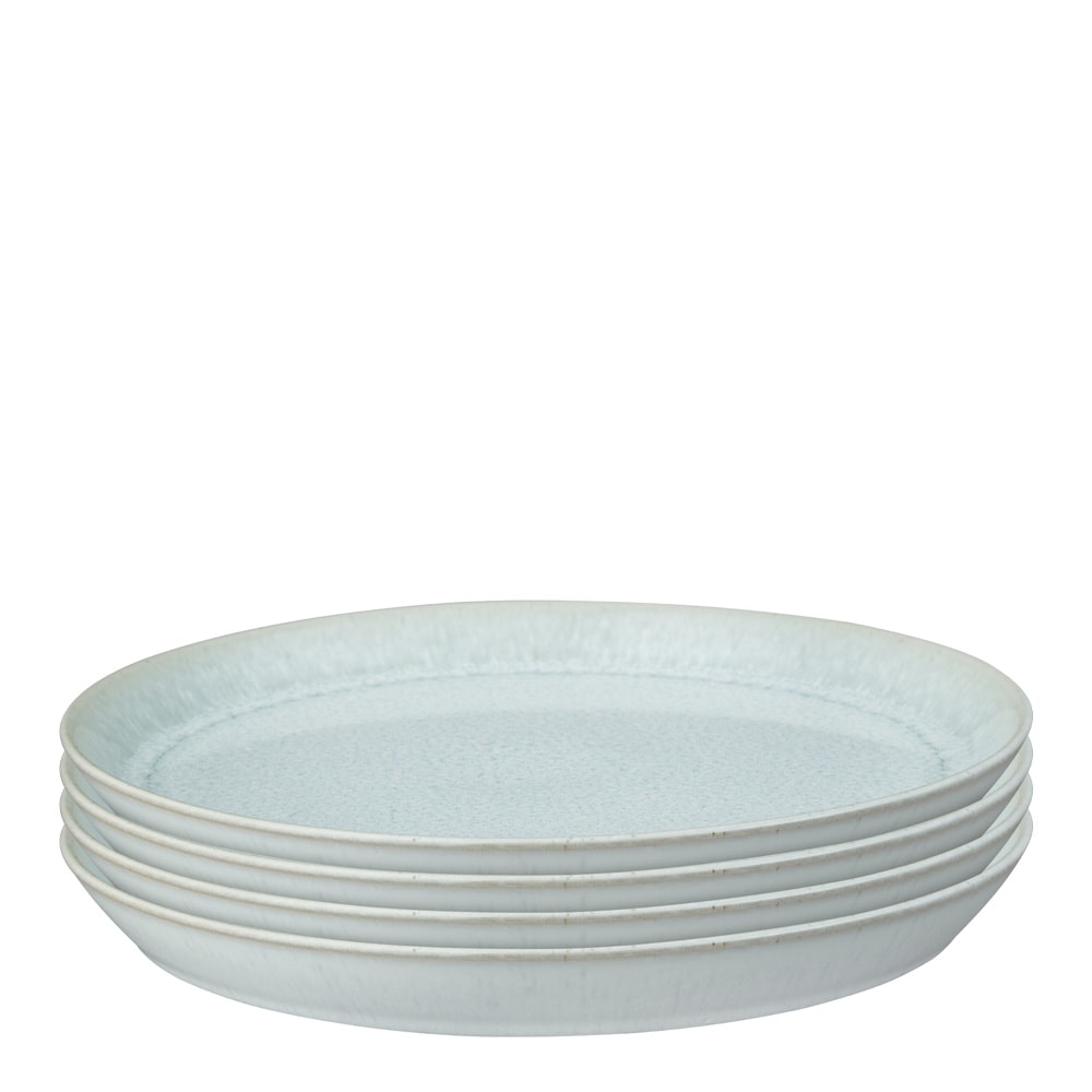 Tallrik 26 cm 4-pack Grön/Vit