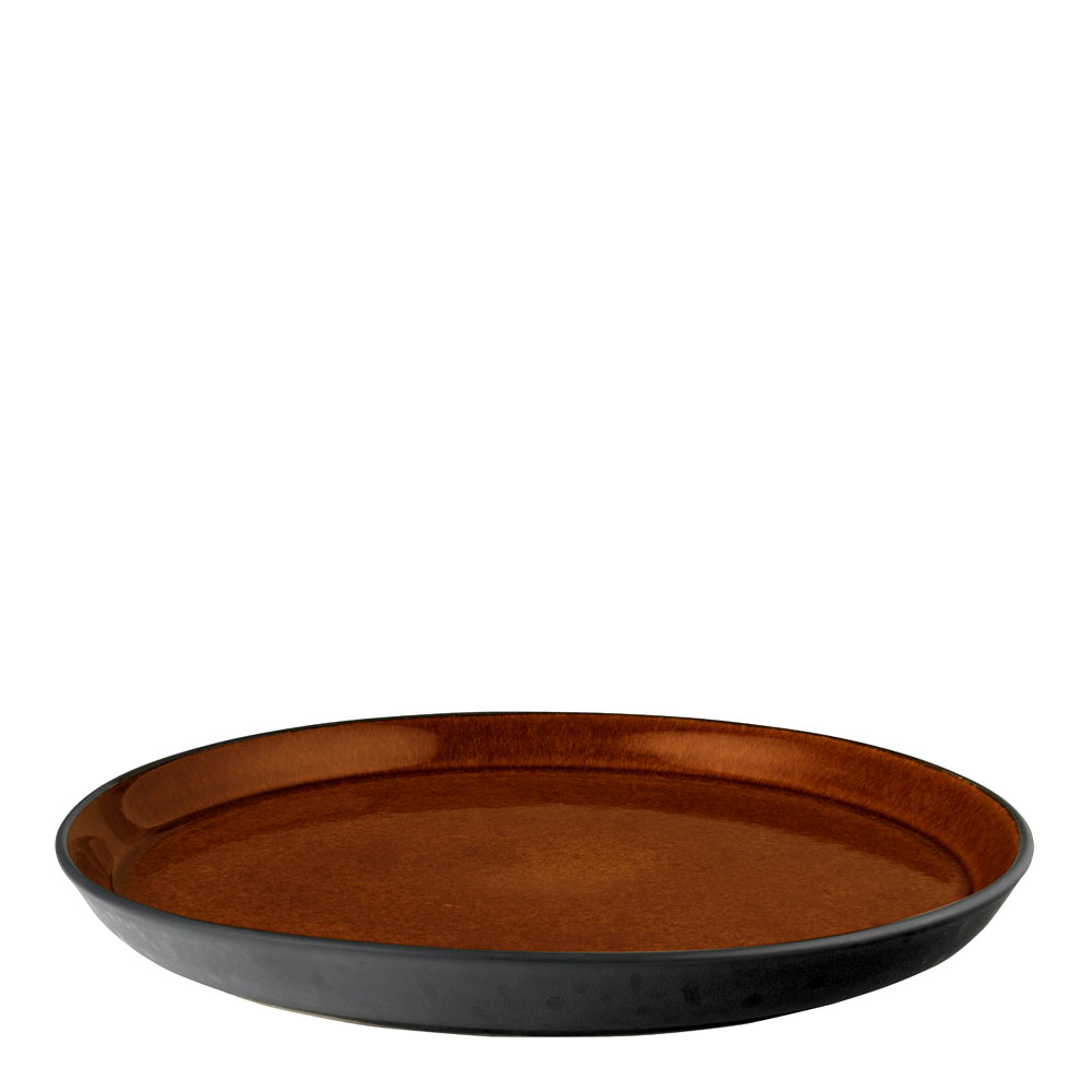 Tallrik Gastro 21 cm Svart/Bärnsten