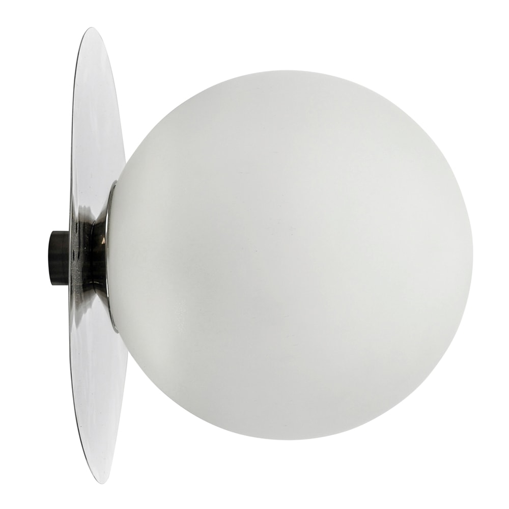 Lush Globe Vägglampa 27 cm Silver/Vit
