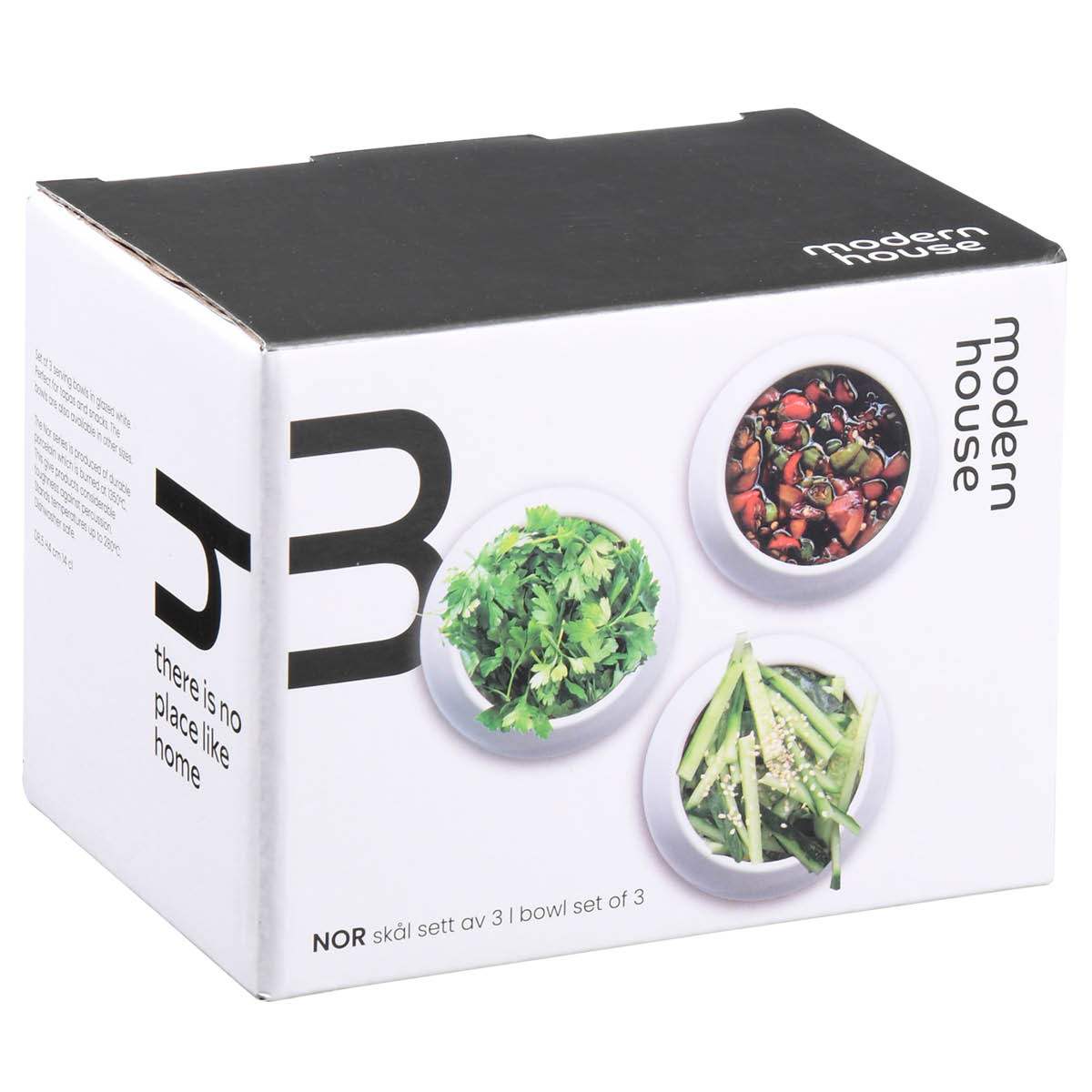 Nor Skål 0,14 L 3-pack Vit