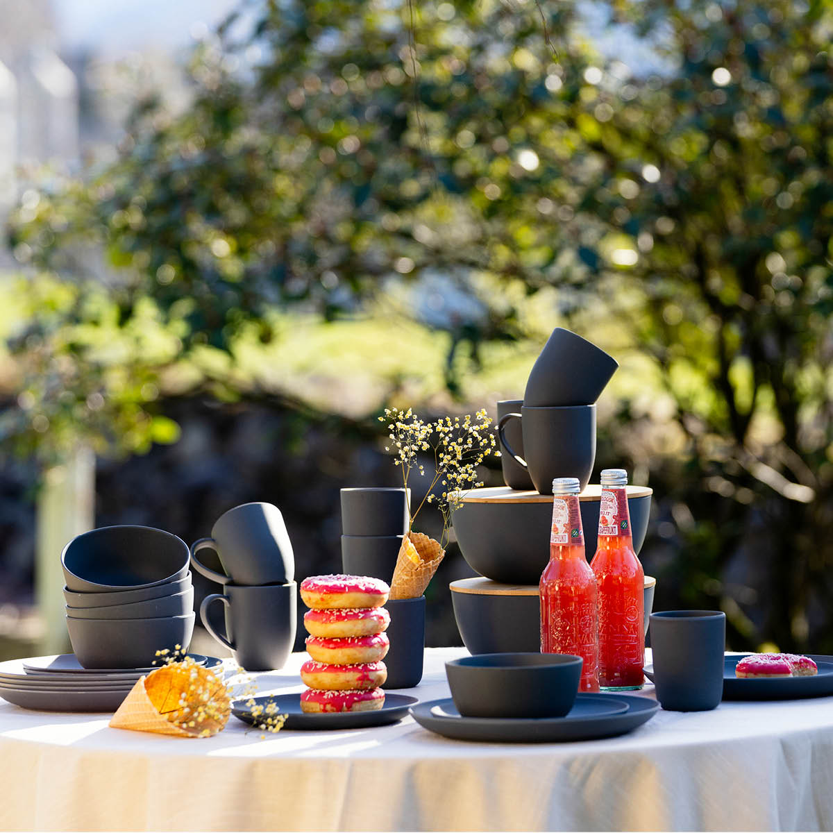 Outdoor Skål 0,7 L Grå