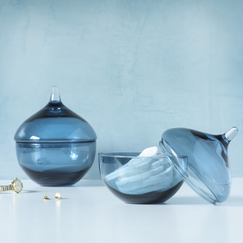 Drops Burk 13x16 cm Blå