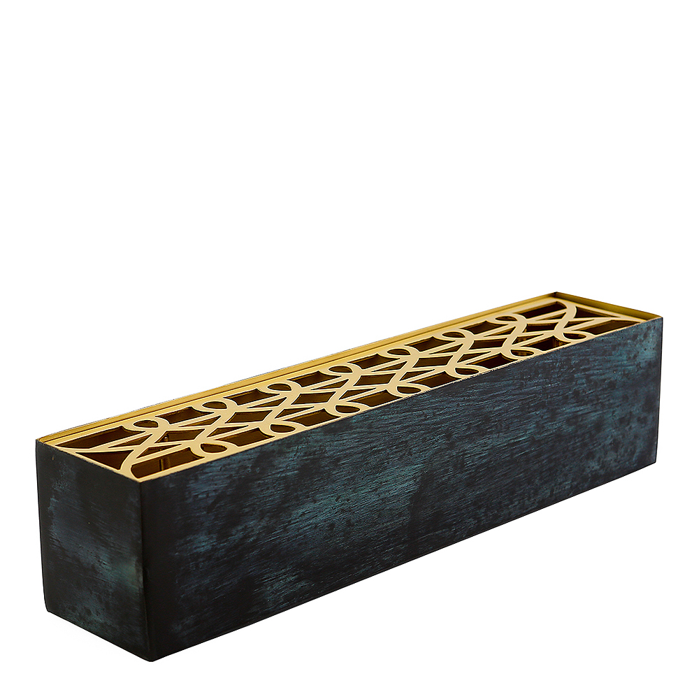 Äng Vas rektangulär Mässing