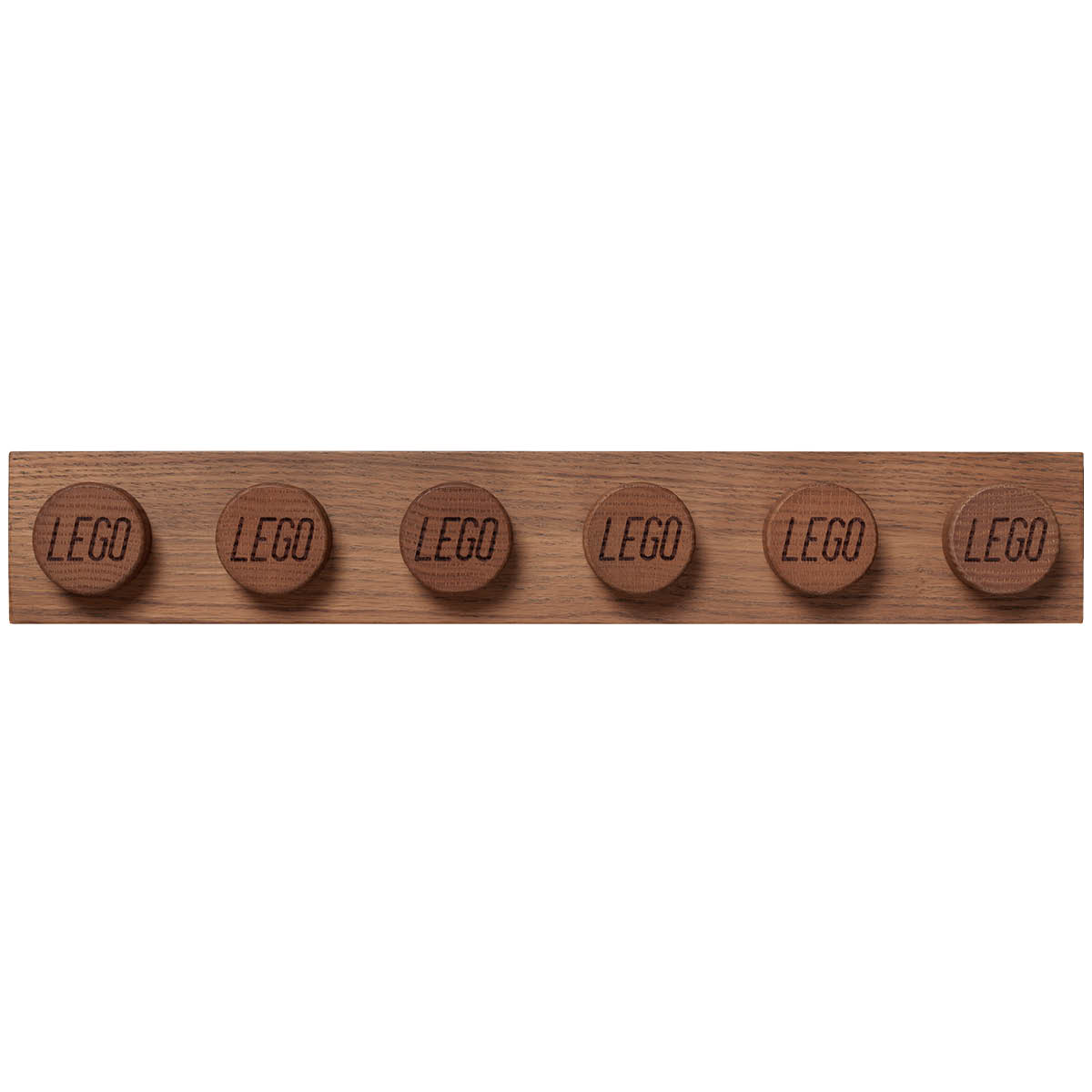 Wooden collection Vägghylla 1x6 Mörk Ek