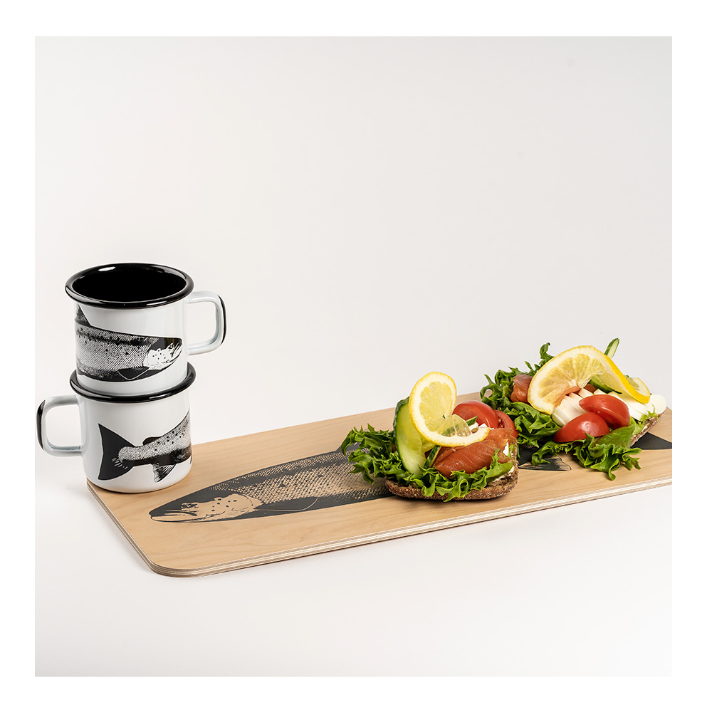 Skärbräda Lax 20x46 cm