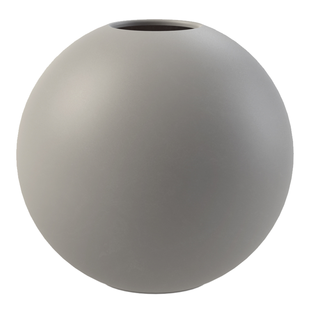 Ball Vas 20 cm Grå