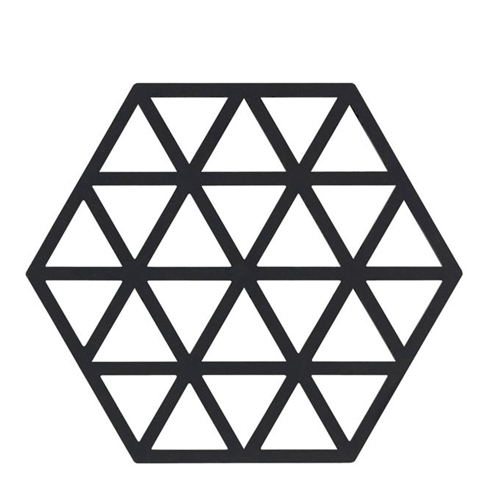 Bordsunderlägg Triangles Svart
