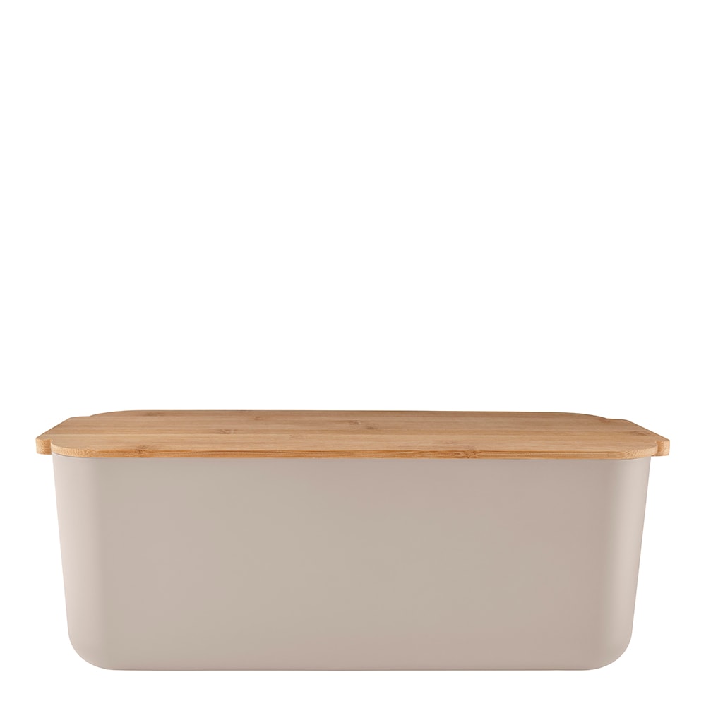 Brödlåda med trälock Beige