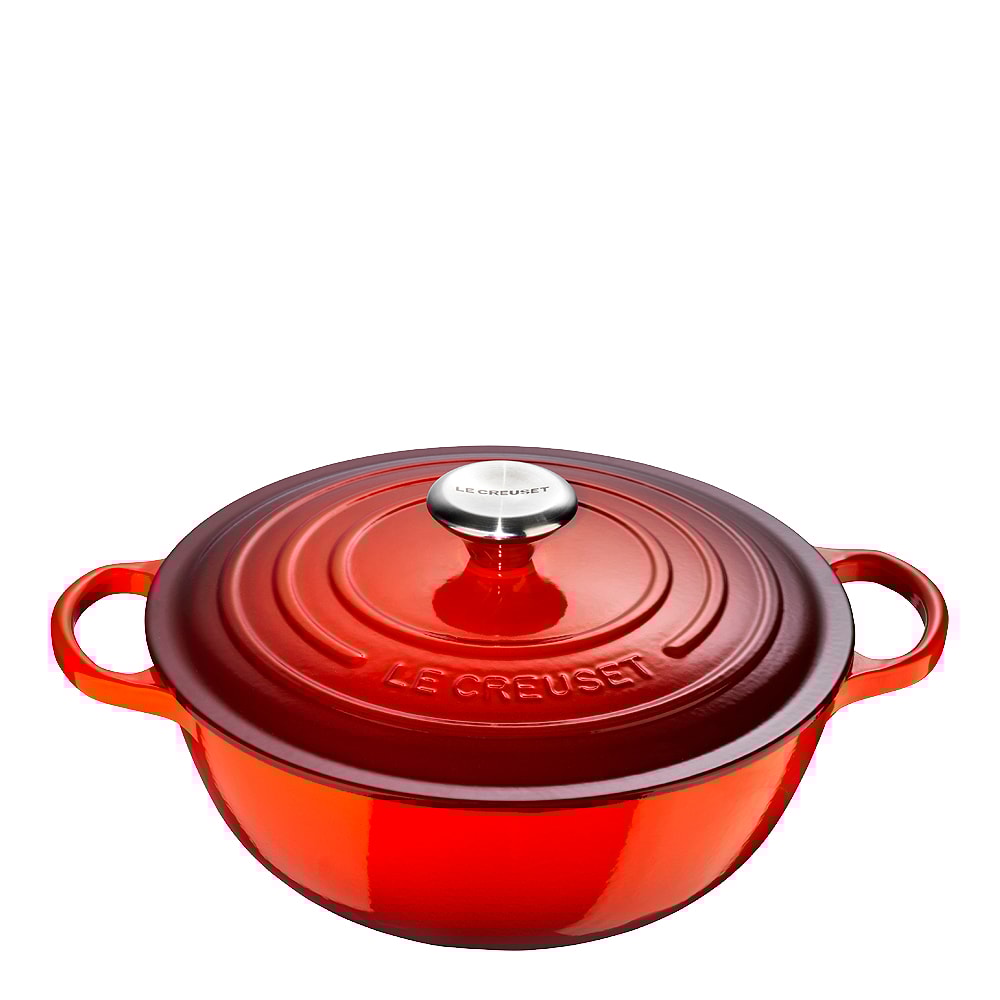 Gjutjärnsgryta rund 32 cm 7 L Cerise