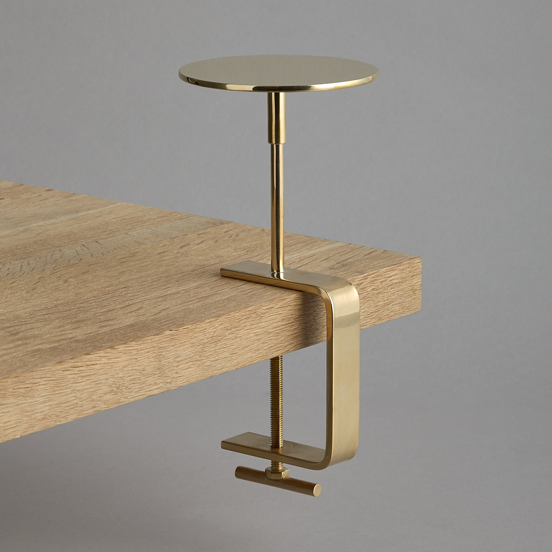 Malte Strömberg låg ljushållare i mässing