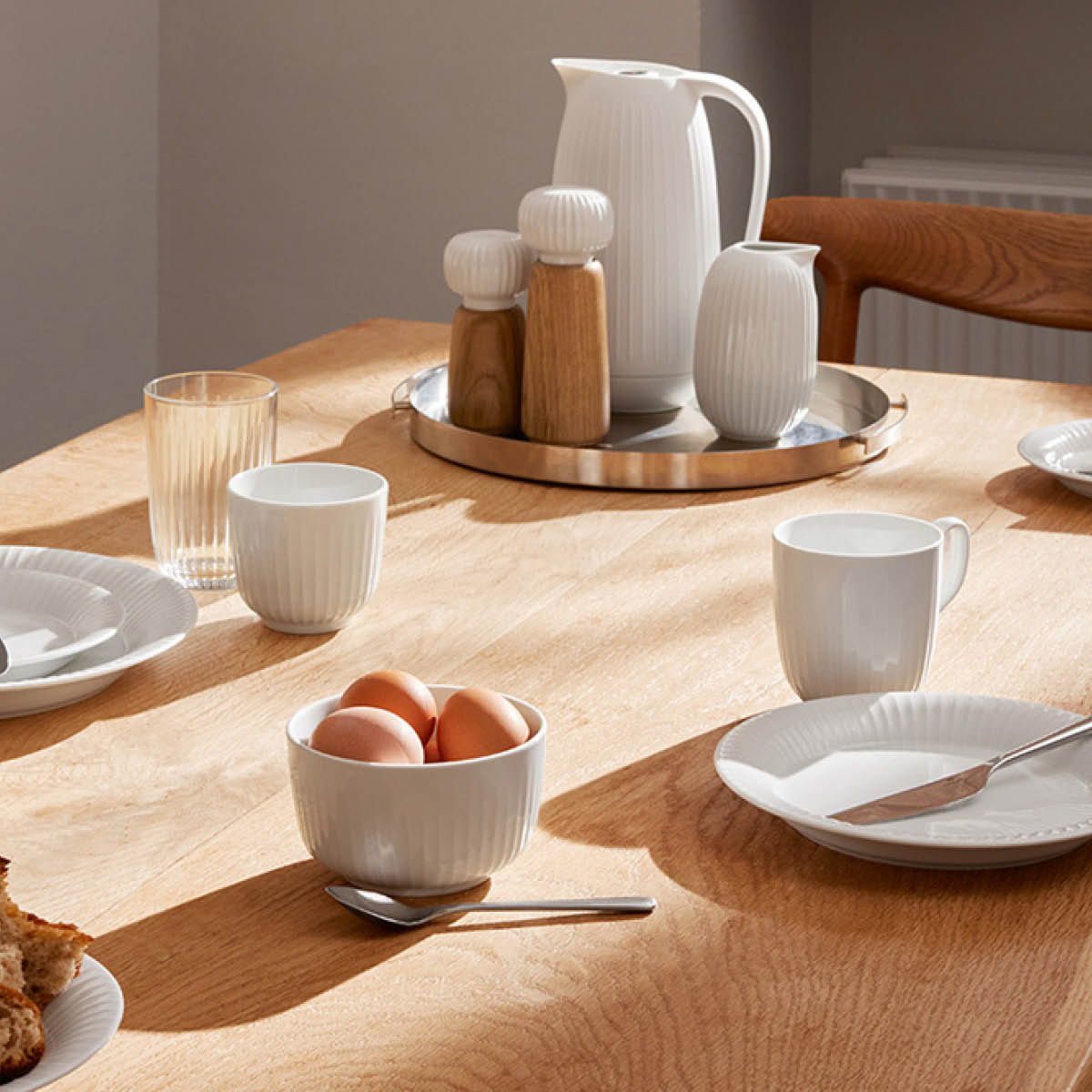 Hammersh?i Skål 13 cm Vit