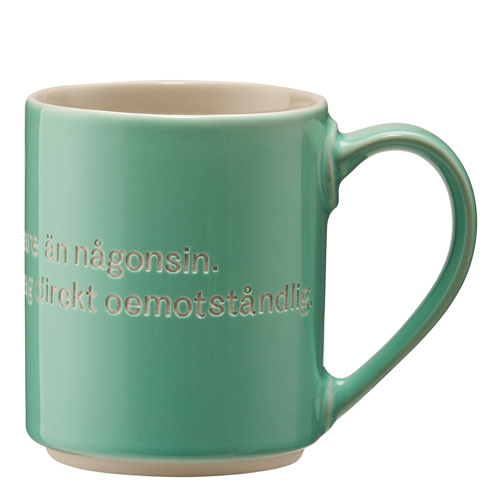 Astrid Lindgren Mugg Grön Jag är fräknigare
