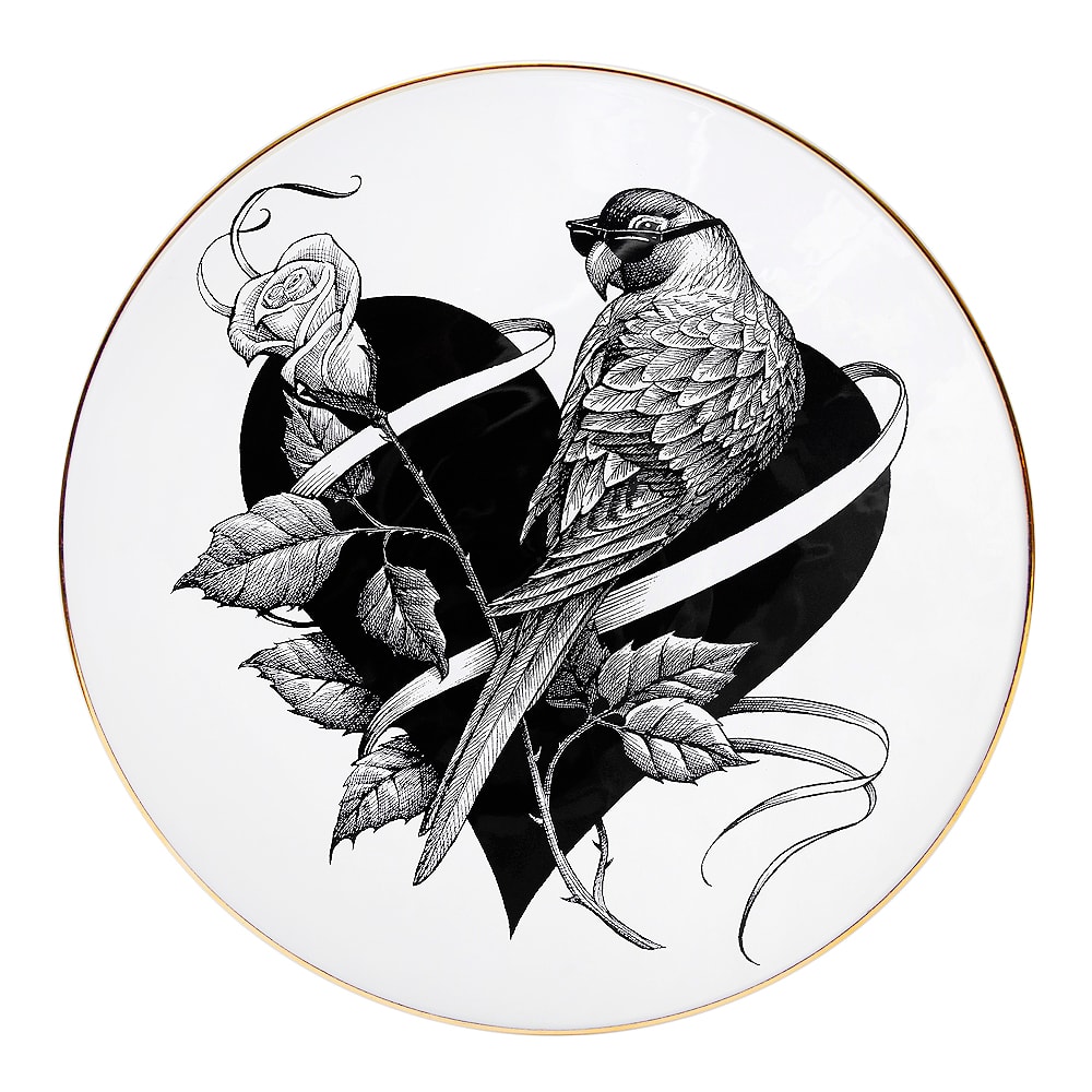 Perfect Plate Lovebird 16 cm