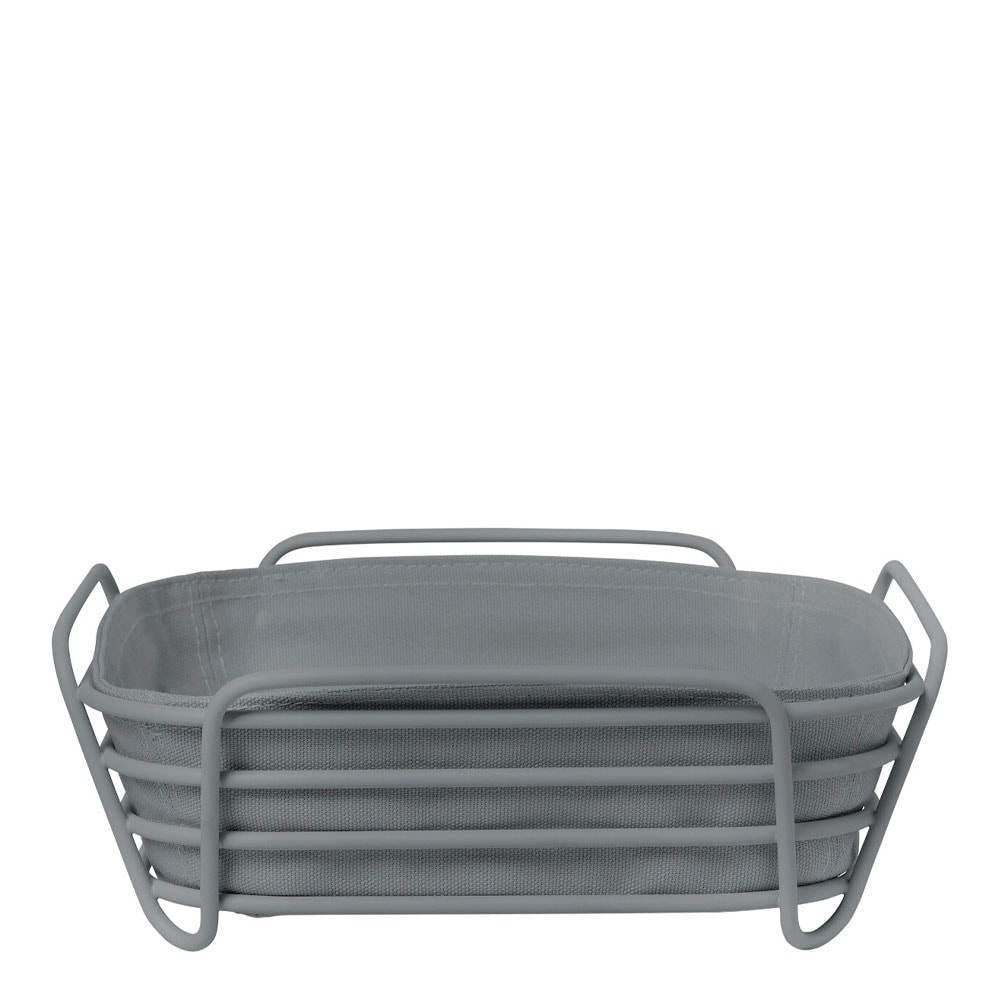 Delara Brödkorg L 26x26 cm Grå