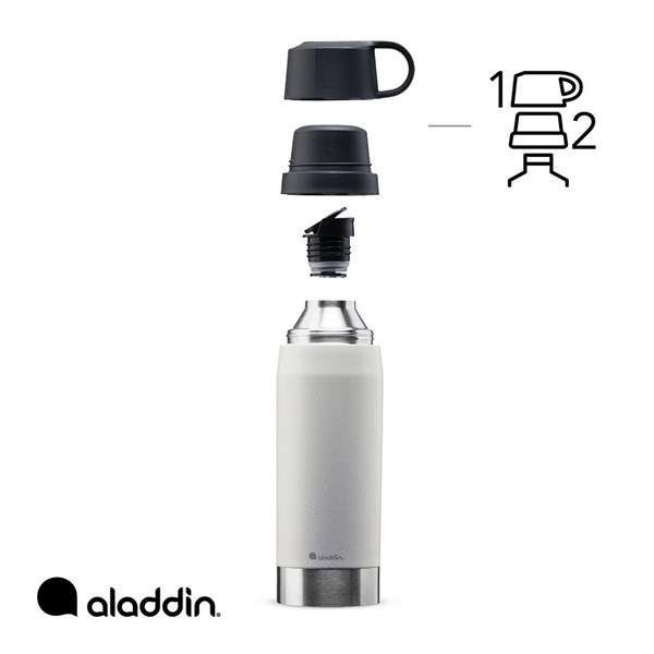 Citypark ThermavaC Termos Med 2 Muggar 1,1L Stone Grey