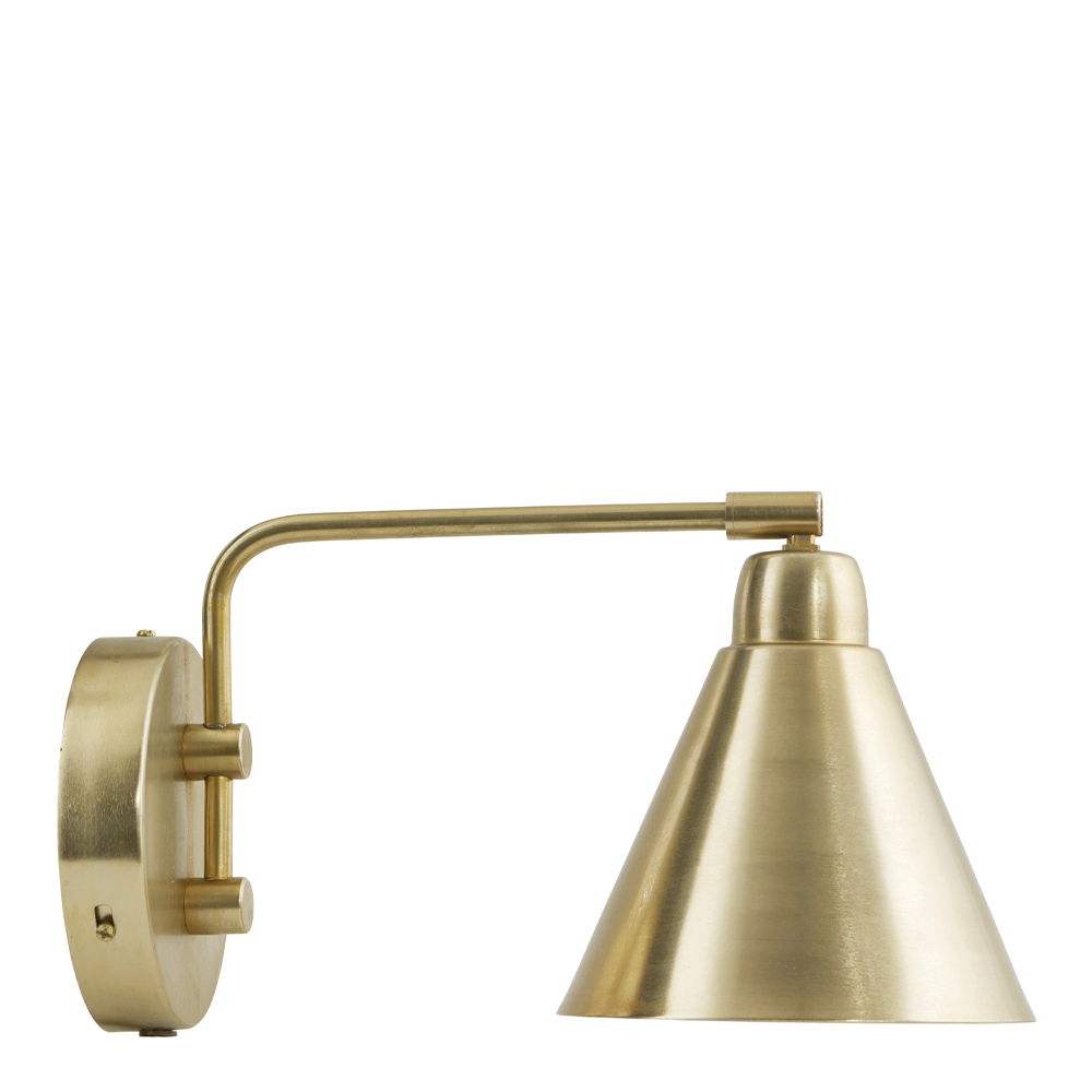 Game Vägglampa 30 cm Mässing