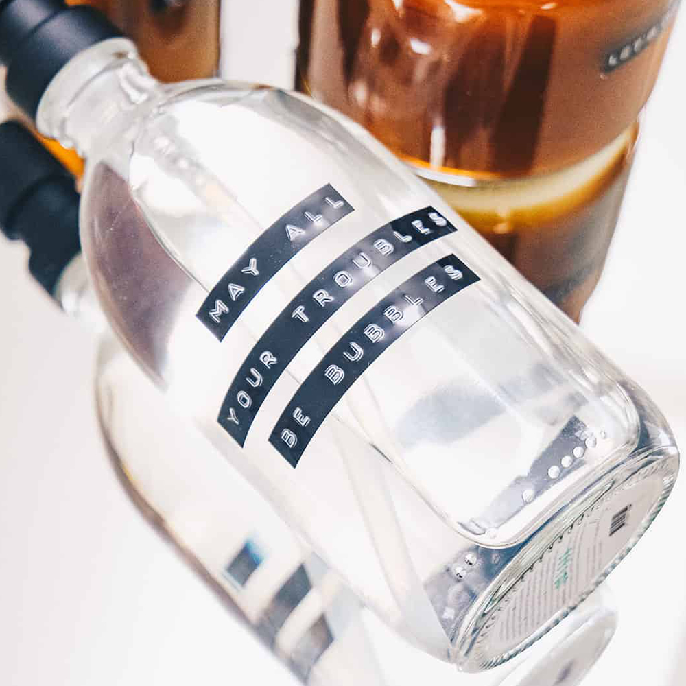 Handtvål med pump 0,5 L Svart/Klar