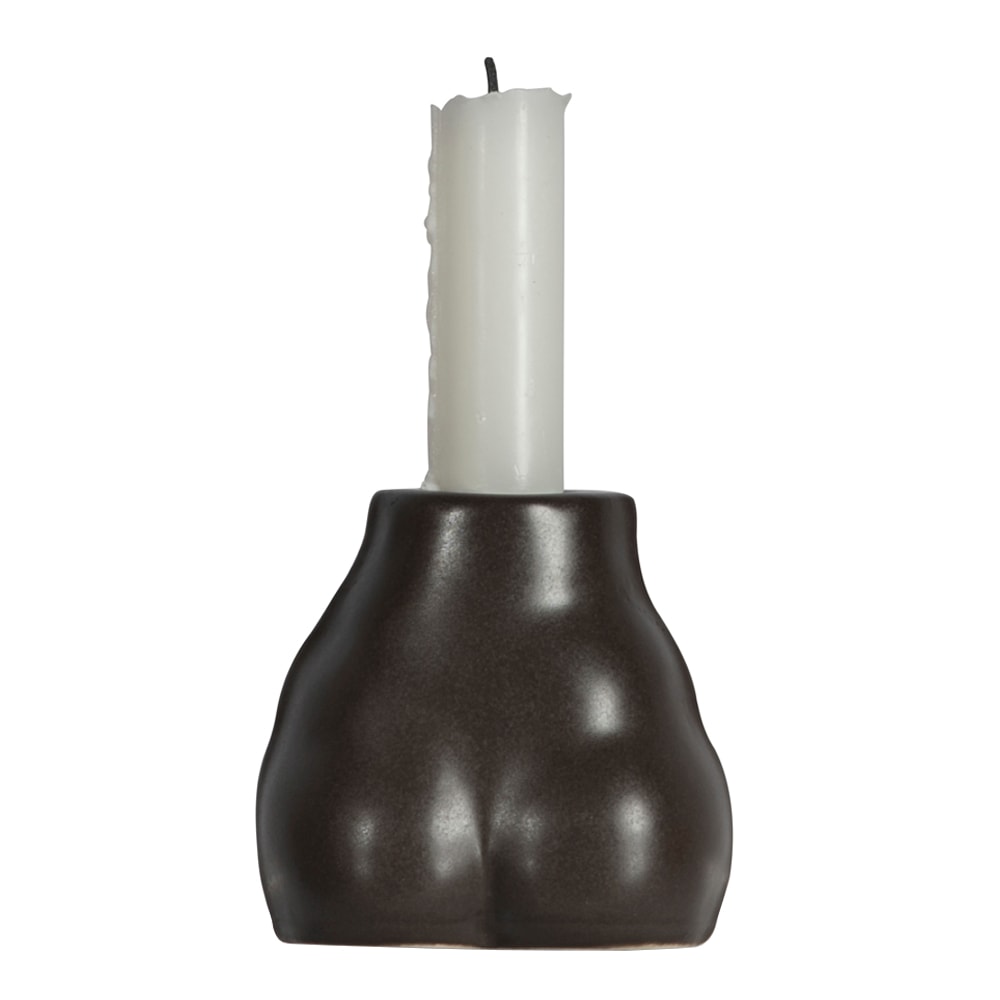 Nature Ljusstake 19 cm Svart