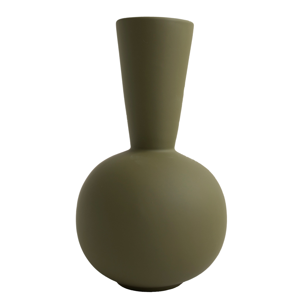 Trumpet Vas 30 cm Oliv