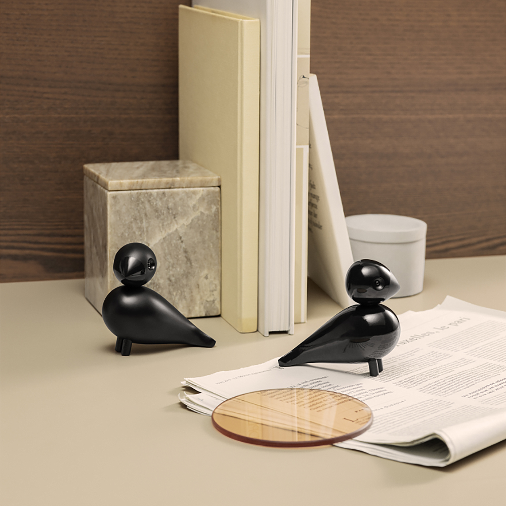 Kay Bojesen Lovebirds Trä Svart