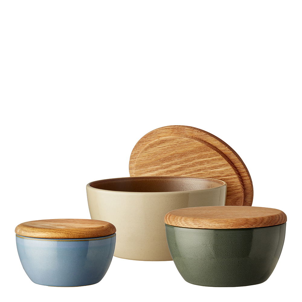 BITZ Skålset m lock 3 delar