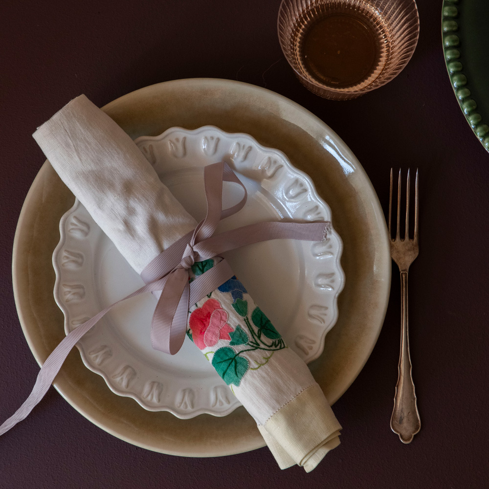 Tulipa Assiett 20 cm Vit