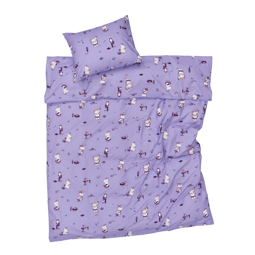 Mumin Bäddset 150x210 cm Snorkfröken Lila