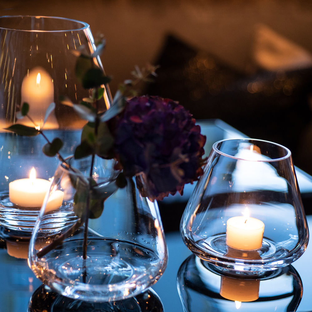 Rocks Vas 12 cm Klar