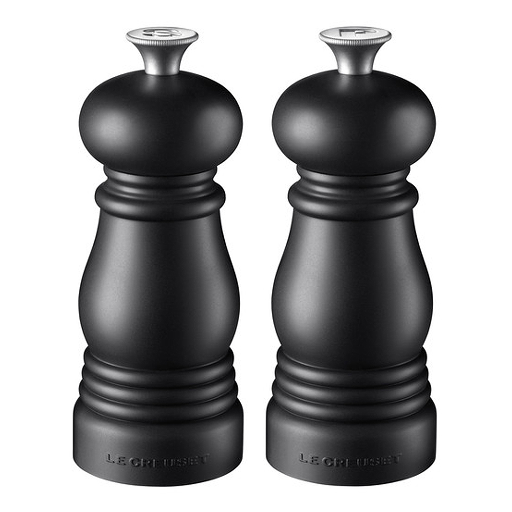 Salt- och pepparkvarnset 12 cm Svart matt