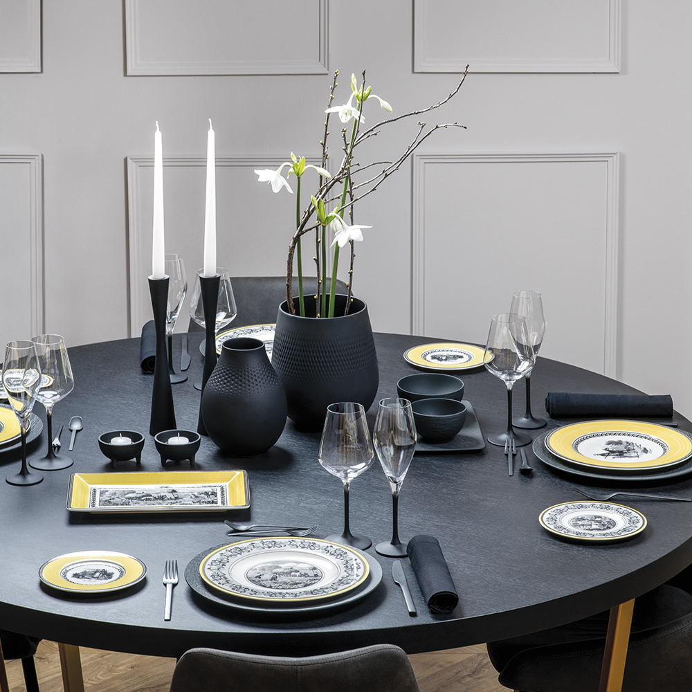 Manufacture Rock Rödvinsglas 4-pack Klar/Svart fot