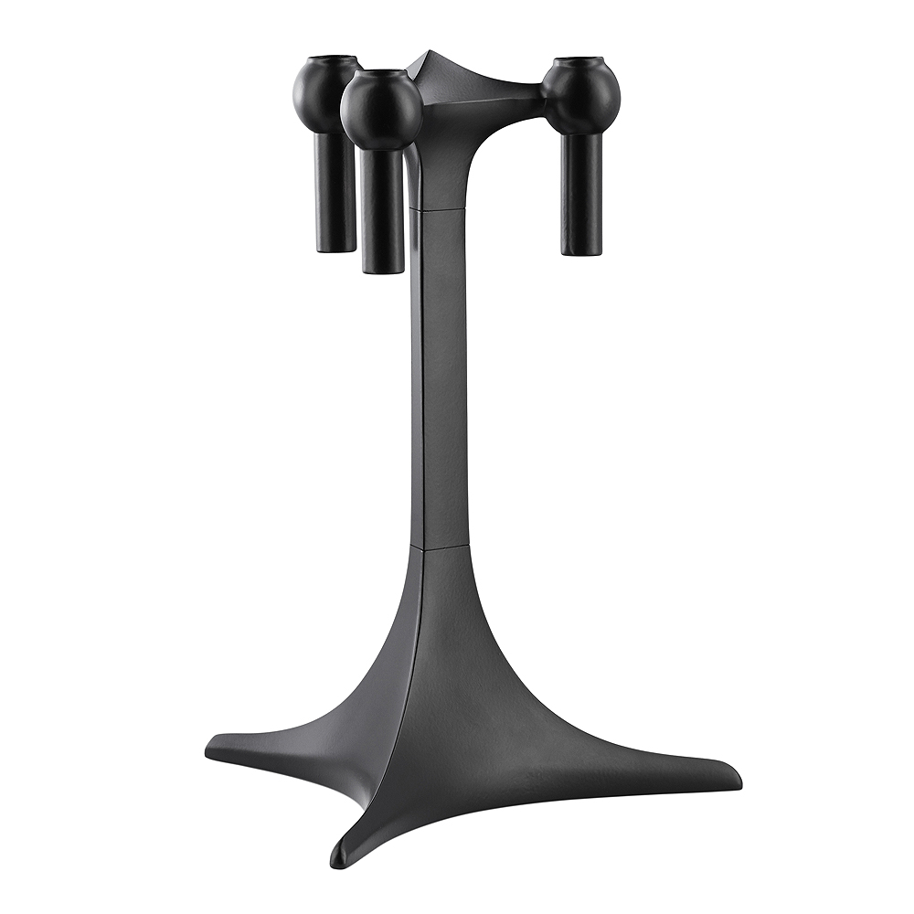 Stoff Nagel Fot 23x17 cm Svart