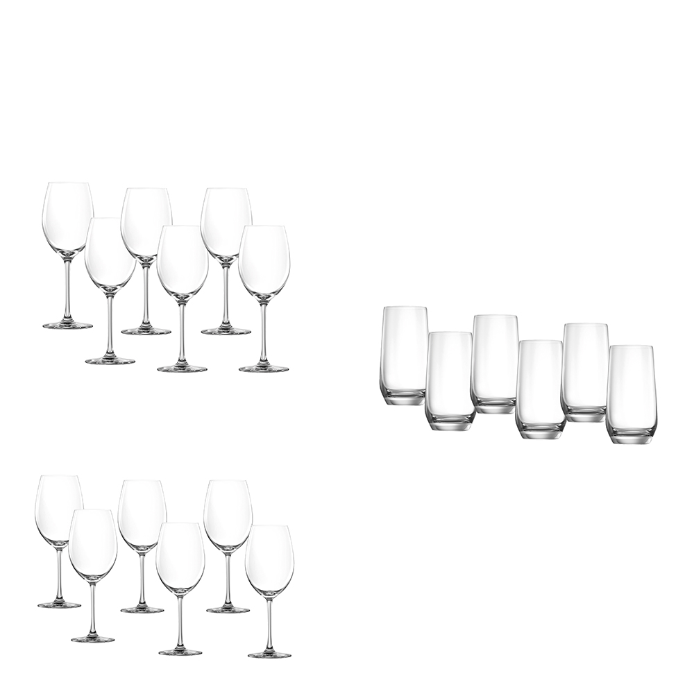 Sontell Vinset Glas 18 delar Klar