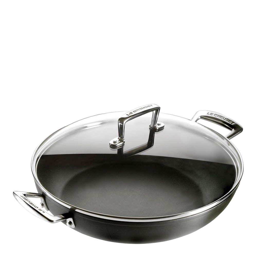 Toughened Non-Stick Traktörgryta med glaslock 28 cm