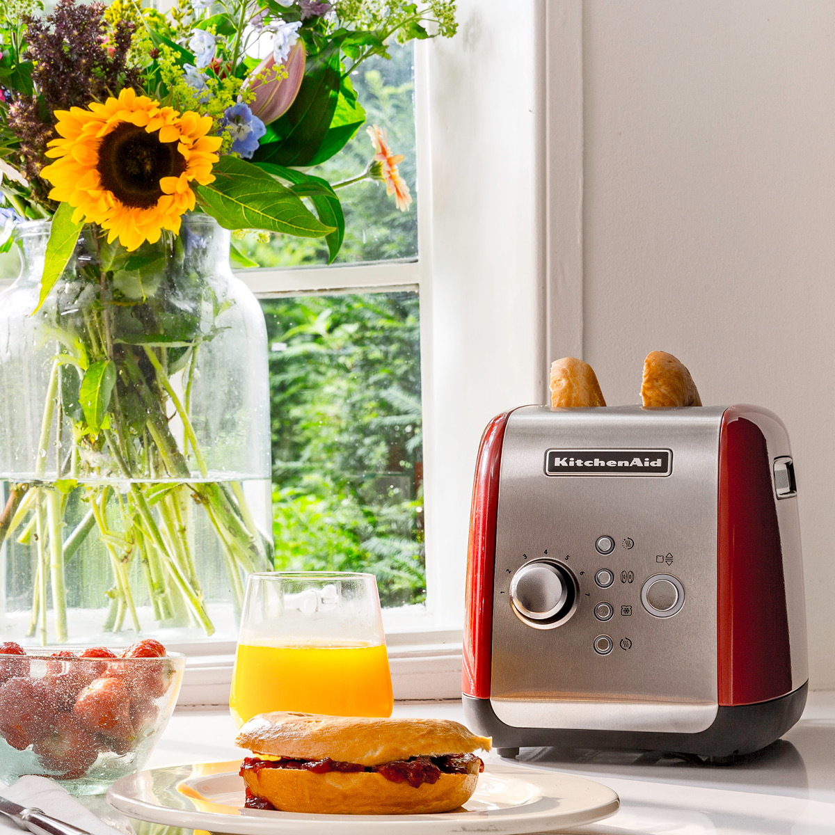 KitchenAid Classic Vattenkokare 1,25 L Röd