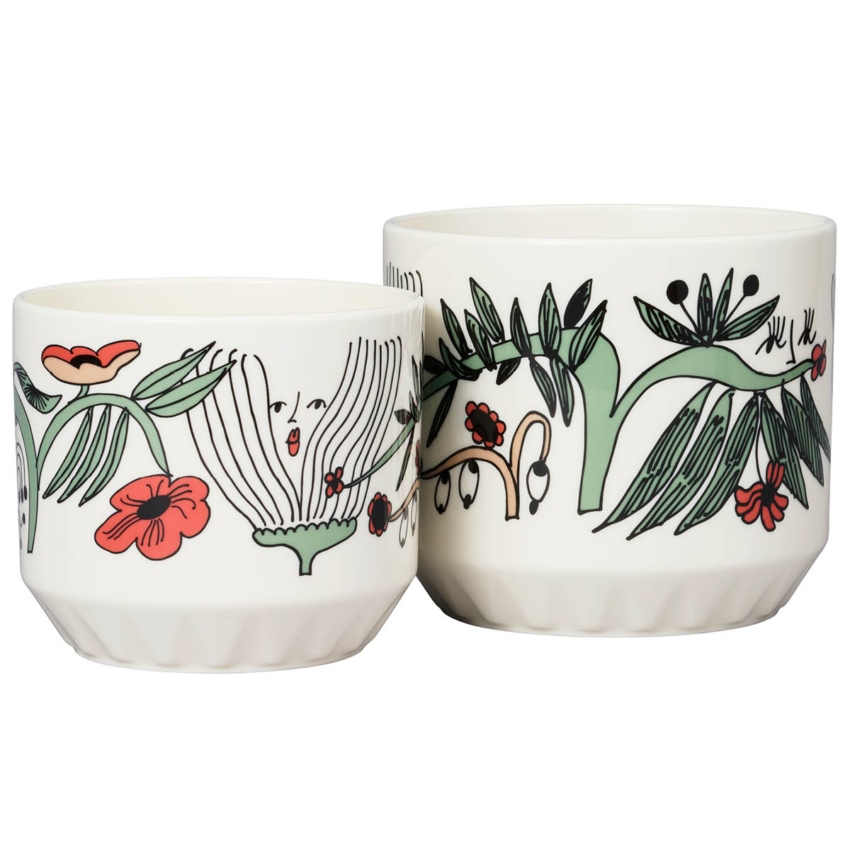 Puutarhurit Kruka 12X14 cm Vit