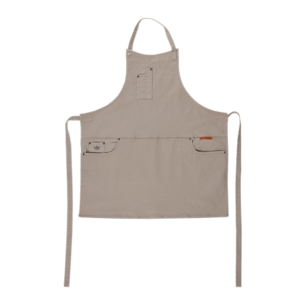 Förkläde Fem Fickor SlimFit Grå/Grön